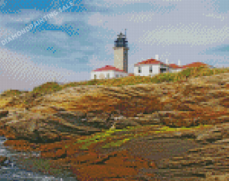 Beavertail Lighthouse Museum Rhode Island Diamond Painting