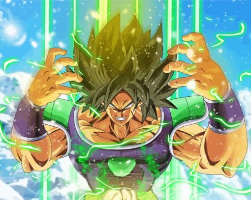 Broly Dragon Ball Diamond Painting