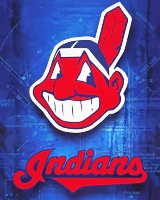 Cleveland Indians Logo Poster Diamond Painting