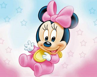 Cute Minnie Mouse Baby Diamond Painting