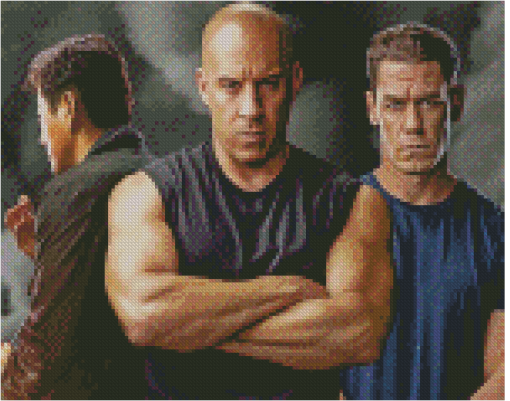 Fast And Furious 9 Characters Diamond Painting