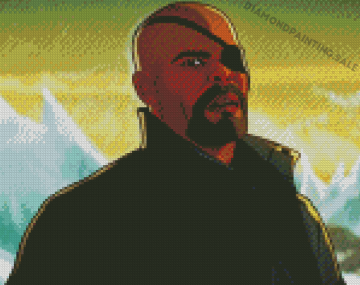 Nick Fury Art Diamond Painting