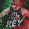Rey Mysterio Wrestler Diamond Painting