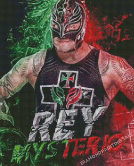 Rey Mysterio Wrestler Diamond Painting