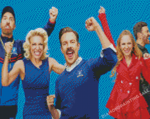 Ted Lasso Characters Diamond Painting