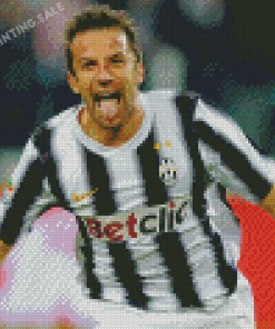 Football Player Alessandro Del Piero Diamond Painting