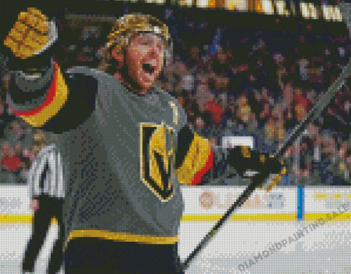 Ice Hockey Player Vegas Golden Knights Diamond Painting