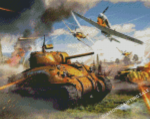 War ThunWar Thunder Diamond Paintingder Diamond Painting