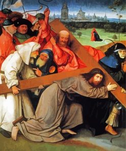 Hieronymus Christ Carrying The Cross Art Diamond Painting