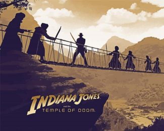 Indiana Jones Movie Poster Diamond Painting