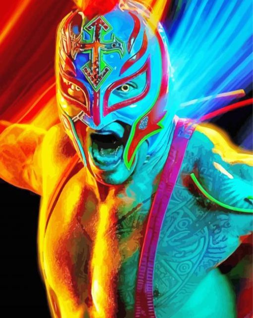 Rey Mysterio WWE Diamond Painting