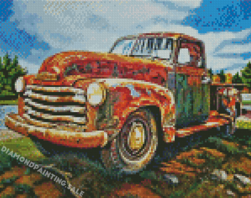 Chevy 1950 Art Diamond Painting