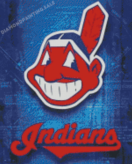 Cleveland Indians Logo Poster Diamond Painting