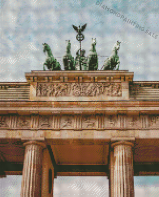 Close Up Brandenburg Gate Diamond Painting