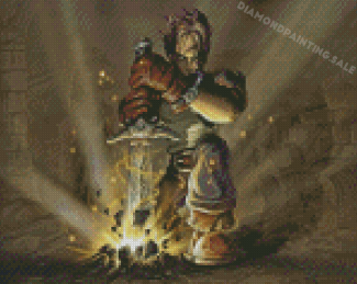 Fable Game Character Diamond Painting