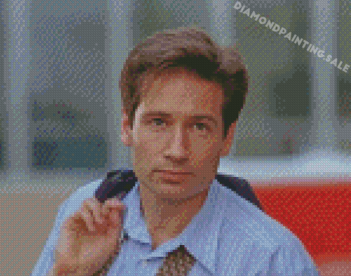 Fox Mulder Character Diamond Painting