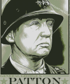 George Patton Poster Diamond Painting