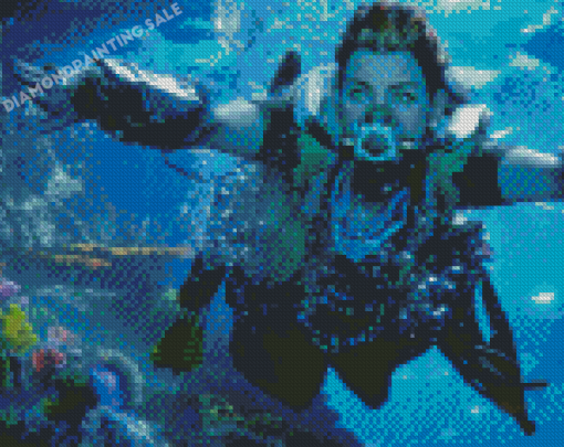 Horizon Forbidden West Aloy Under Sea Diamond Painting