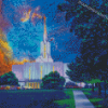 Jordan River Utah Temple Art Diamond Painting