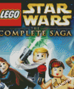 Lego Star Wars Game Poster Diamond Painting