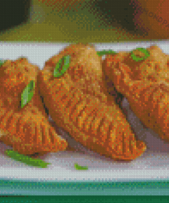 Pastels With Meat And Cheese Diamond Painting