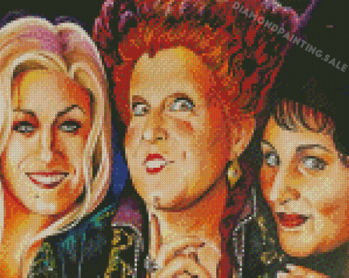 Hocus Pocus The Sanderson Sisters Diamond Painting