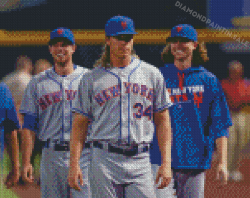 Players Of New York Mets Diamond Painting