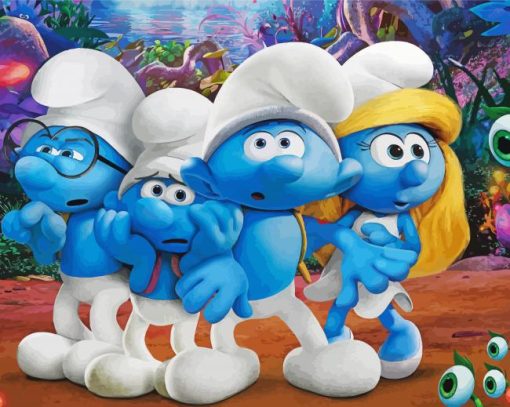 Smurfs Diamond Painting