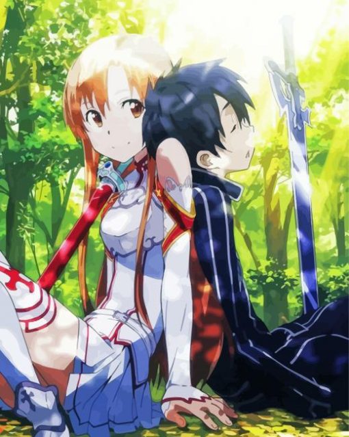 Sword Art Online Anime Diamond Painting