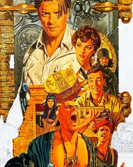 The Mummy Poster Diamond Painting