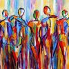 Abstract Colorful People Diamond Painting