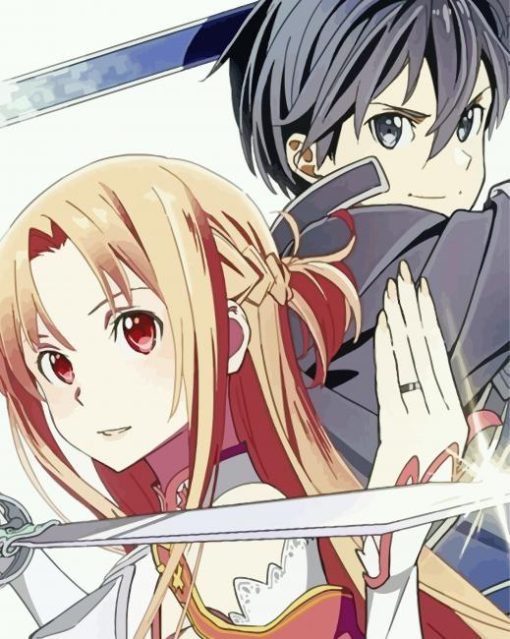 Aesthetic Sword Art Online Anime Diamond Painting