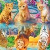 Aesthetic Cats Water Reflection Diamond Painting