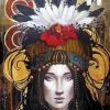 American Native Girl By Sophie Wilkins Diamond Painting