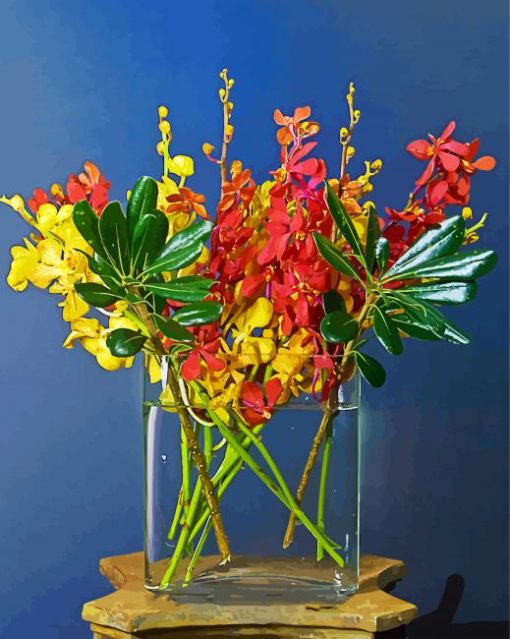 Colorful Classy Ikebana Diamond Painting