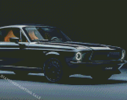 Cool Mustang Car 1967 Diamond Painting