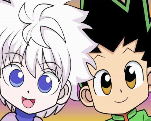 Cute Little Gon Killua Diamond Painting