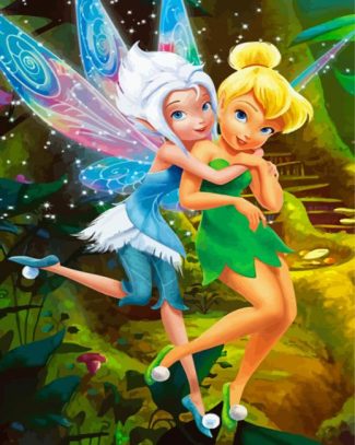 Disney Periwinkle And Tinkerbell Diamond Painting