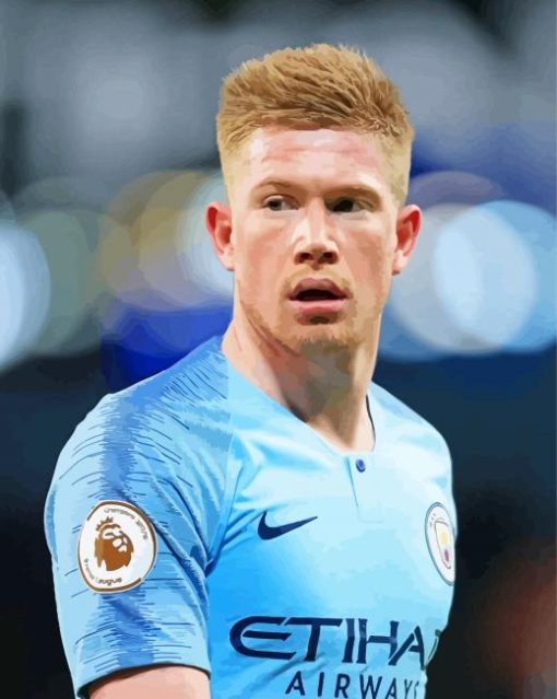 Manchester City Player Kevin De Bruyne Diamond Painting