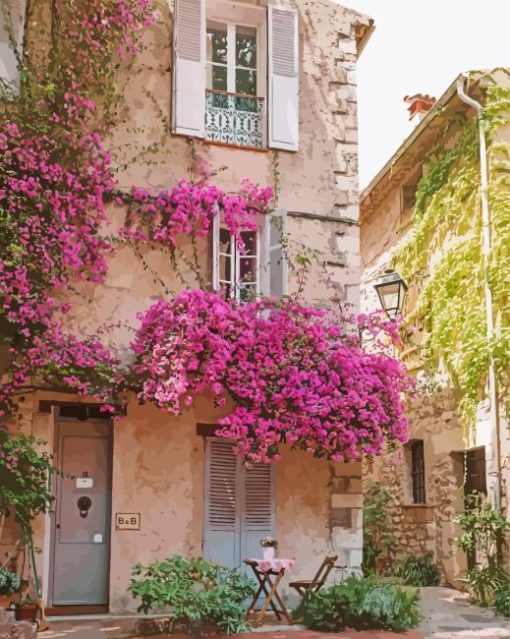 Old Buildings South Of France Diamond Painting