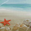 Aesthetic Sand And Seashells Diamond Painting