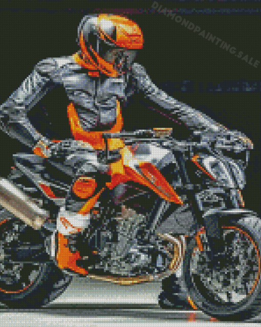 Ktm Duke Motocross Diamond Painting