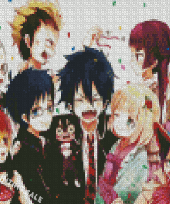 Anime Blue Exorcist Characters Diamond Painting