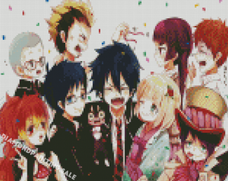 Anime Blue Exorcist Characters Diamond Painting