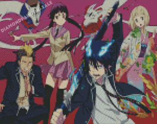 Blue Exorcist Anime Characters Diamond Painting