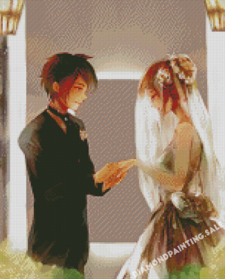 Aesthetic Anime Wedding Diamond Painting