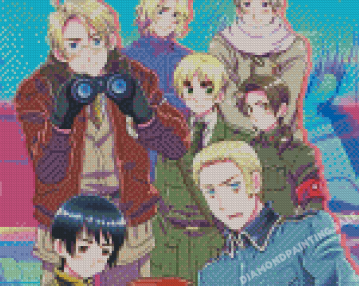 Hetalia Anime Diamond Painting