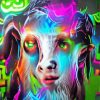 Abstract Goat Diamond Painting