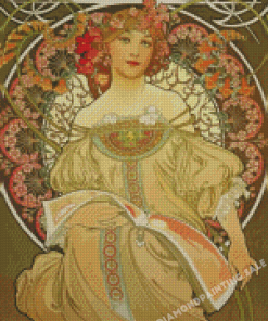 Aesthetic Art Nouveau Ivy Diamond Painting