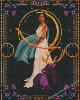 Artemis Goddess Diamond Painting